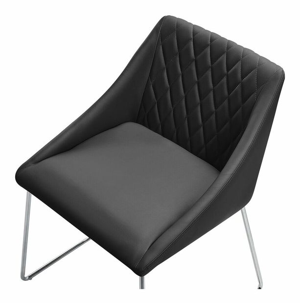 Set 2ks. jedálenských stoličiek Aricata (čierna)