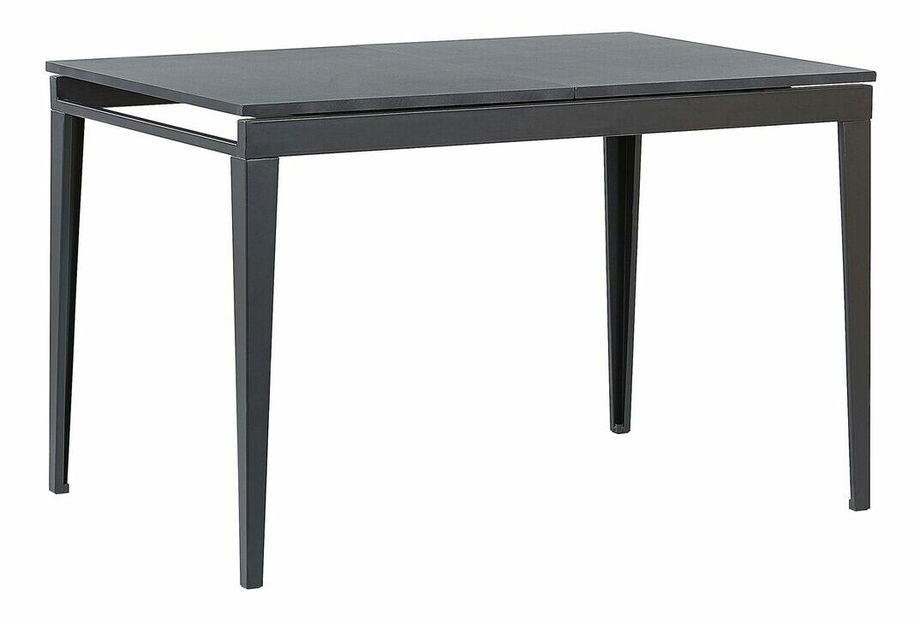 Masă de sufragerie – NOROLLA (negru) (pentru 4 până la 6 persoane) *resigilat