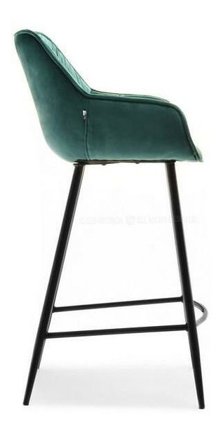 Stolička Lars (zelená + čierna)