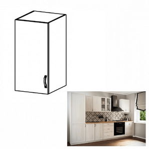 Dulap superior de bucătărie G30L Sillina (sosna andersen)