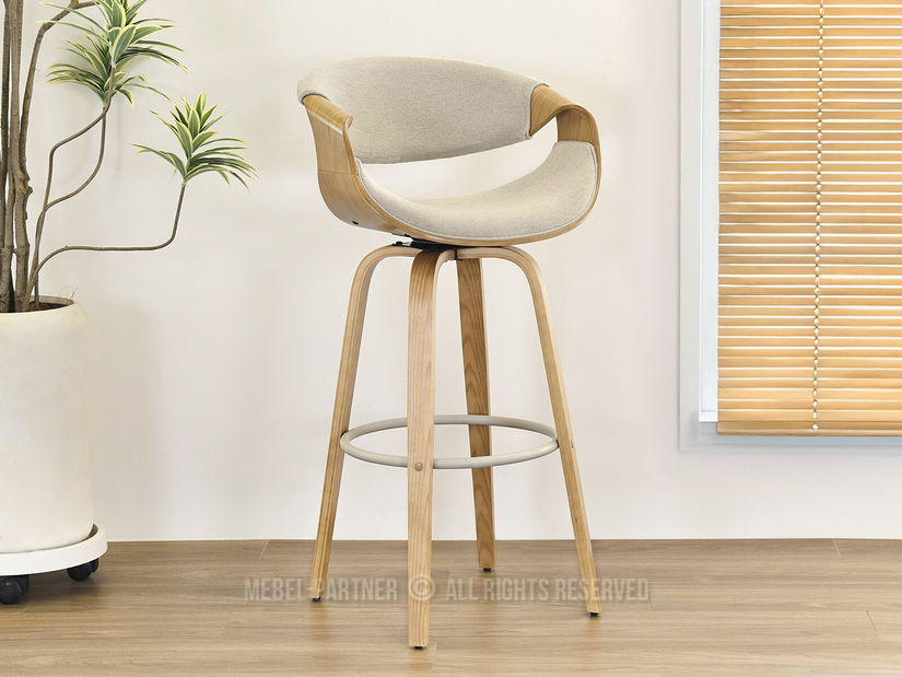 Barová stolička Bendover (béžová)