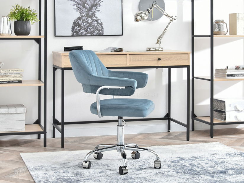 Stolica Merylyn (plava + krom)