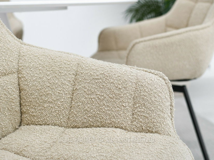 Szék Aranbura (bézs + króm)