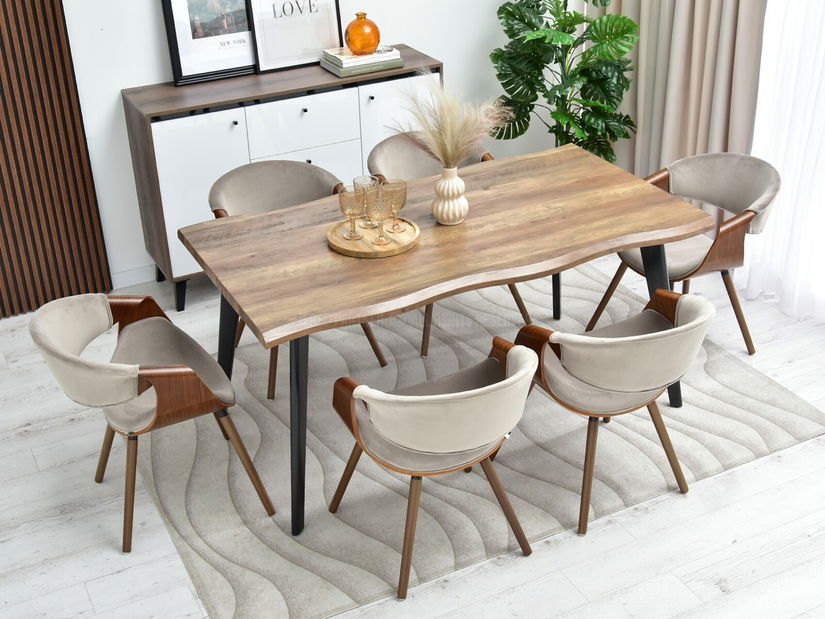 Stolička Bjorn K (orech)