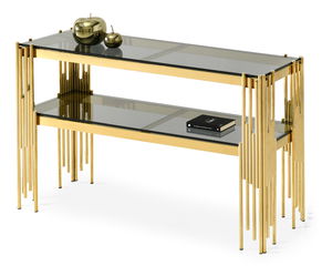 Konzolový stolík Borbandino (zlatá)