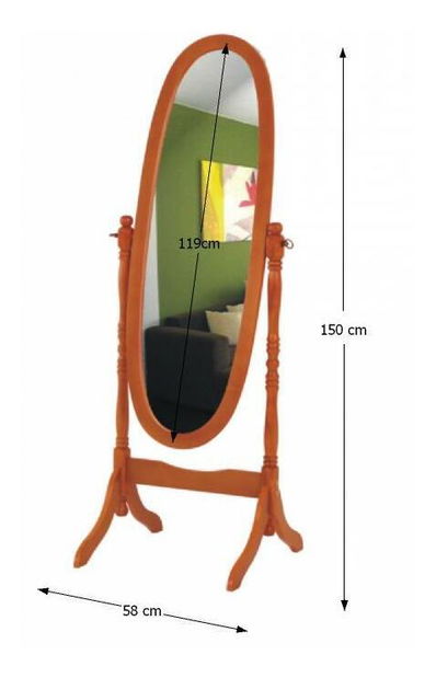 Zrkadlo Magnolia (čerešňa)