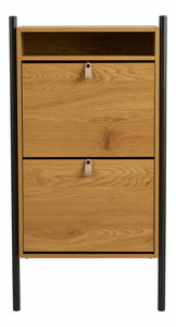 Skrinka na topánky Basilina 3 (prírodná)