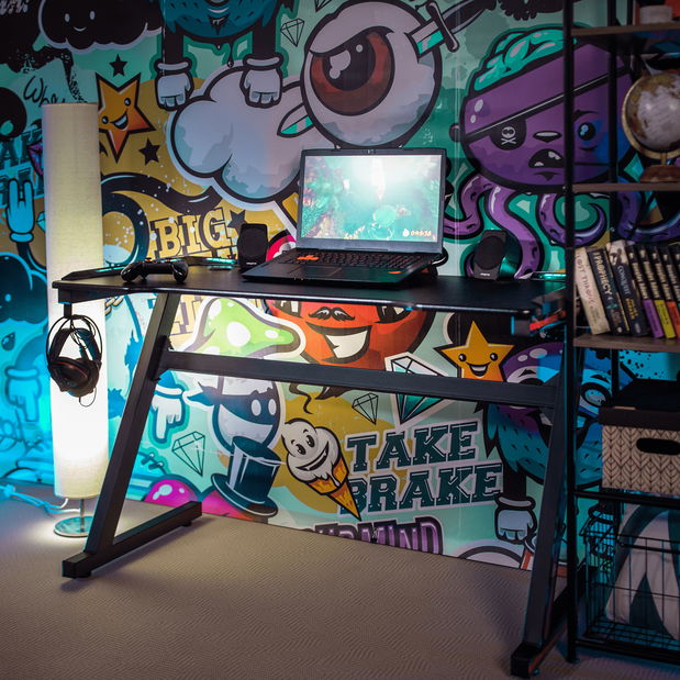 Masă PC Marcelene (negru)