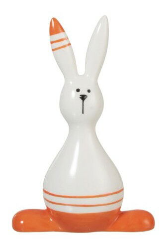 Dekorácia do domácnosti Jolipa Happy Tangerine (biela + oranžová) 20x7x13cm 