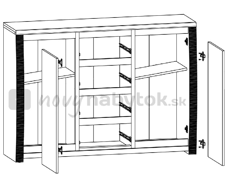 Komoda BRW Senegal A KOM2D4S