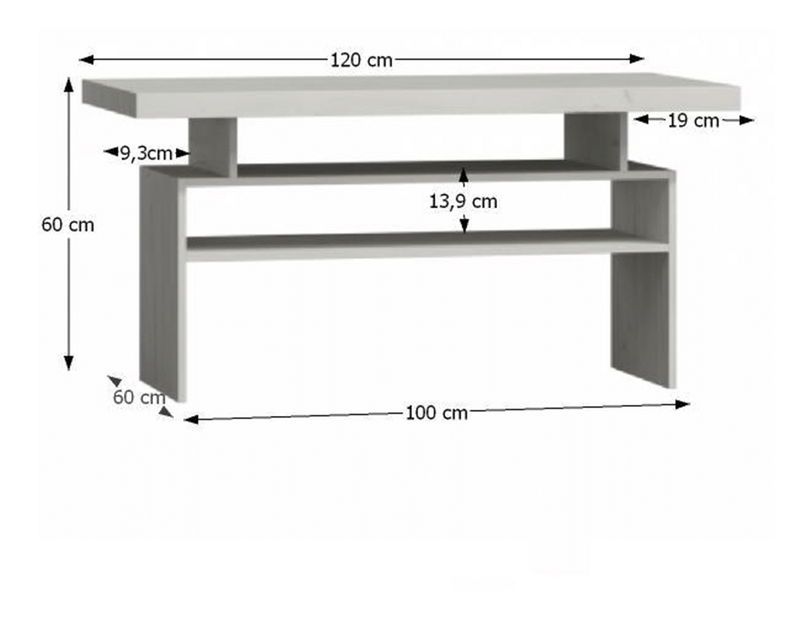 Stolić za kavu Inneas 13 (jasen bijeli) 