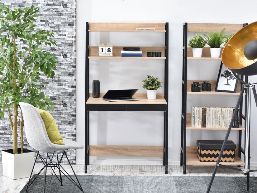 Masă PC Boge B (stejar + negru)