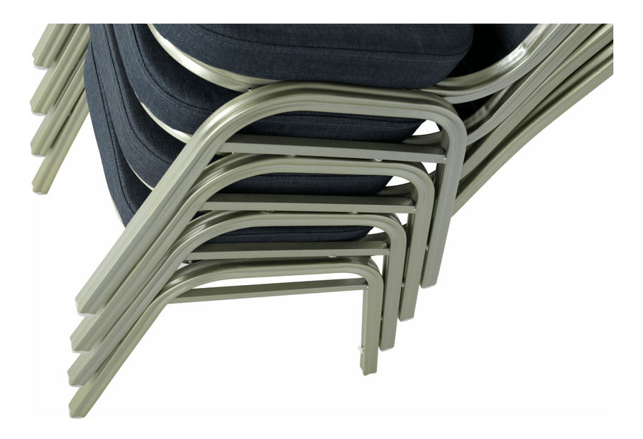 Scaun de sufragerie – Tempo Kondela – Zoni (gri + șampanie) *resigilat