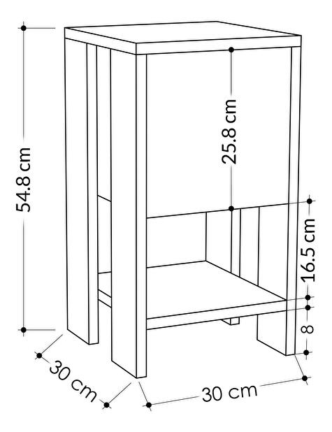 Nočný stolík Emmi (hitit) 