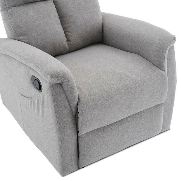 Podesiva fotelja Temor (svijetlosiva)