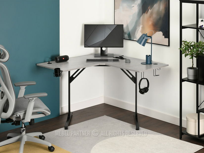 PC stolić Matts C (beton + crna)