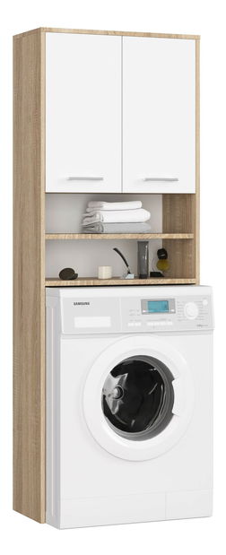 Dulap deasupra mașinii de spălat Farid TYP5 (stejar sonoma + alb)
