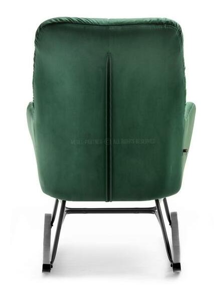 Kreslo Lusil (zelená + čierna)