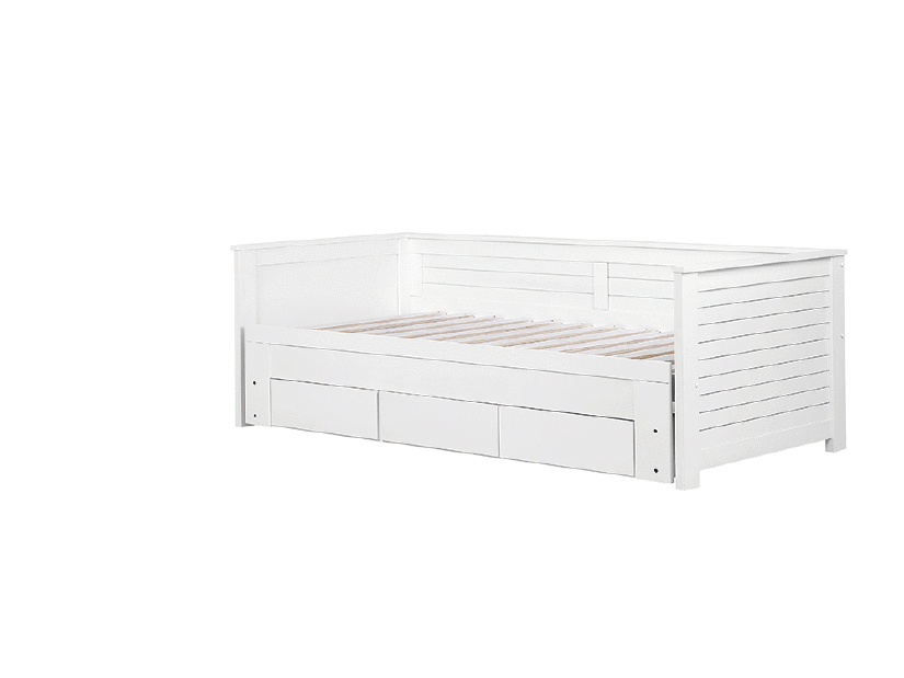 Krevet na razvlačenje 91 cm CAJUN (s podnicom) (bijela)