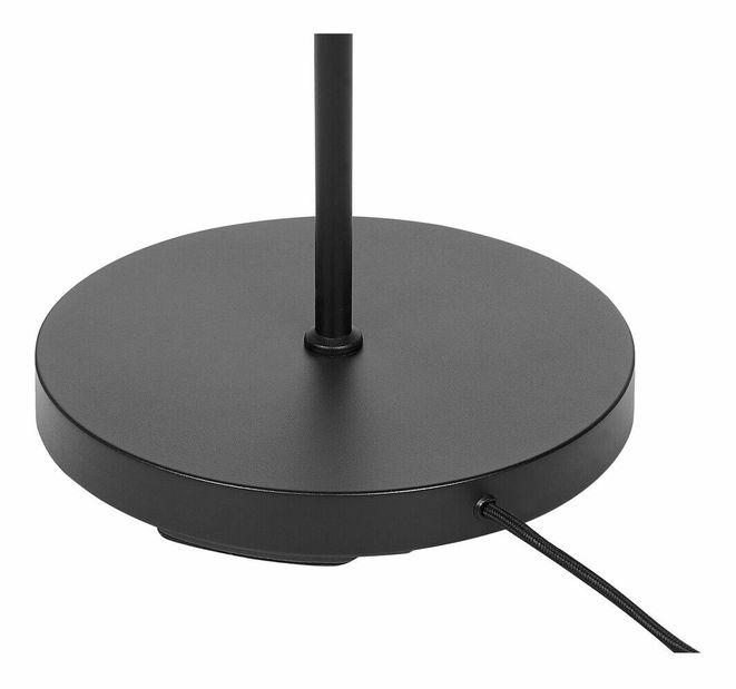 Lampă de podea Theemin (Negru + argintiu) 