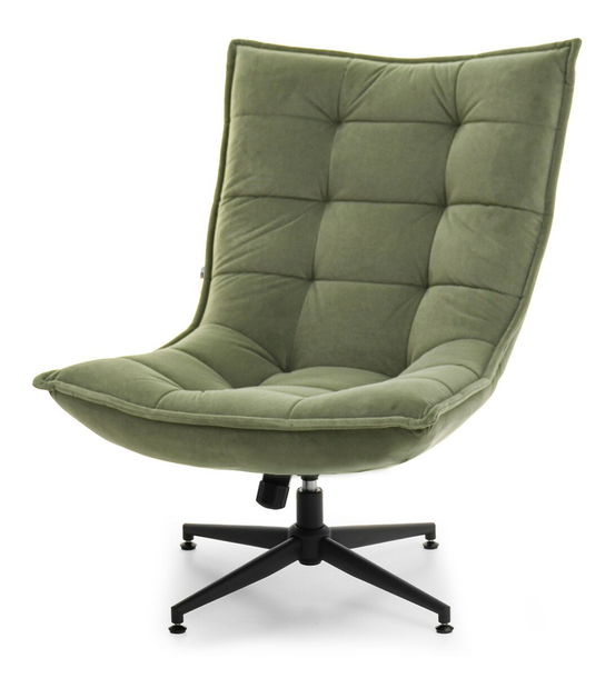 Fotelja Palma (maslinasto zelena + crna)