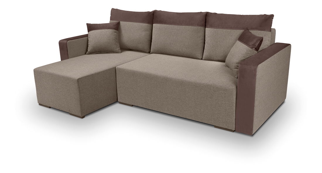 Rohová sedačka BRW Beti Lux 3DL.URC (béžová) (L)