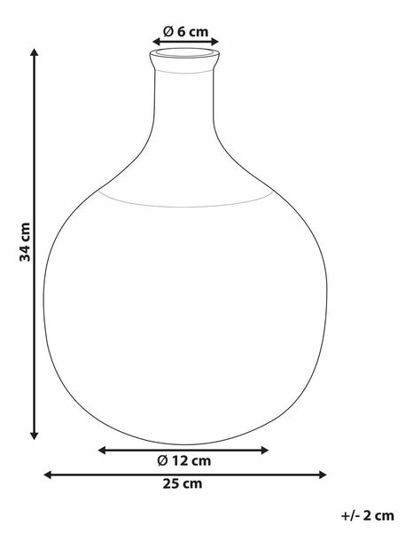 Váza Achary (zöld)