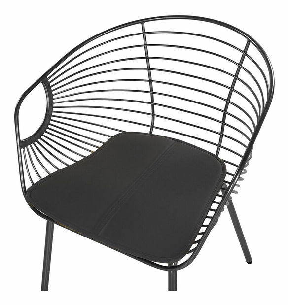 Set 2 ks. jedálenských stoličiek HABIR (čierna)