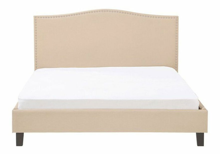 Pat matrimonial 160 cm MONTHY (cu somieră) (bej)