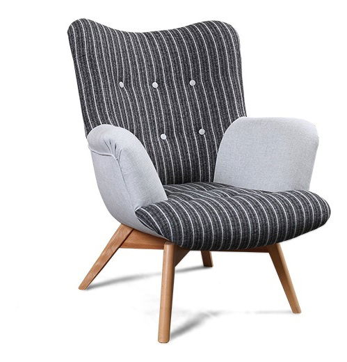 Kreslo Season (siva + biela)