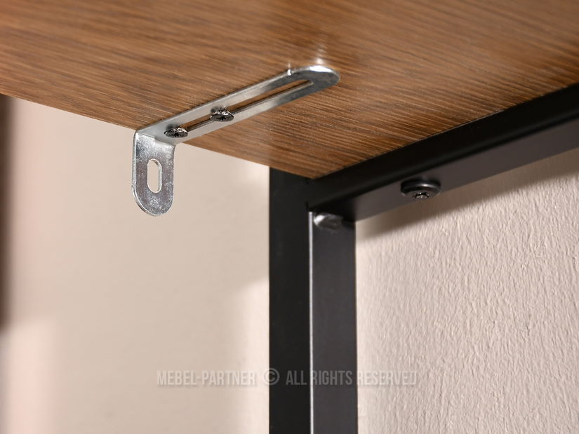 Regal Danube C (hrast + crna)