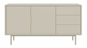 Komoda Vintana 2D3S (kašmír + zlatá)