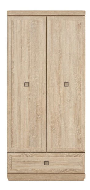 Šatníková skriňa BRW Oregon SZF2D1S (dub sonoma)