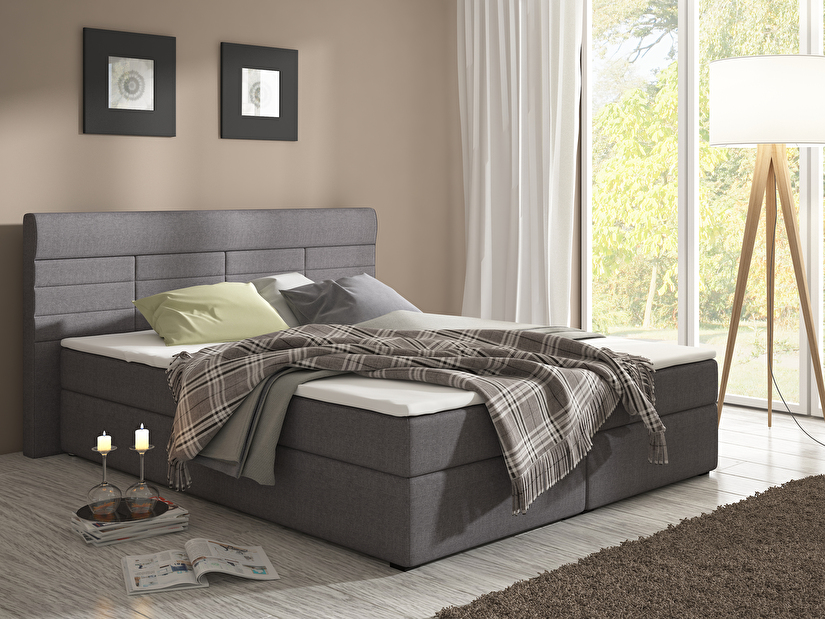 Manželská posteľ Boxspring 180 cm Torino (s matracmi)