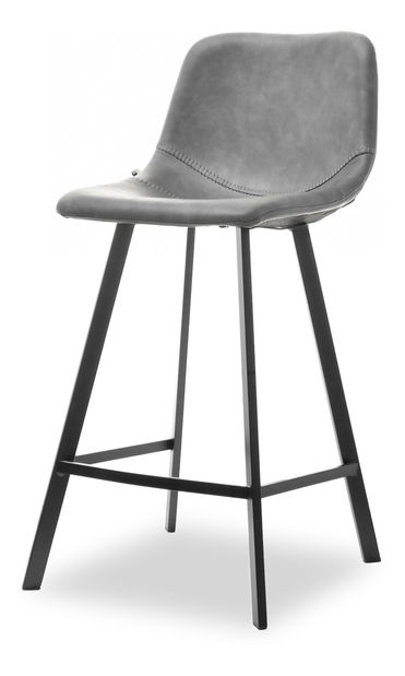 Stolica Gina (siva + crna)