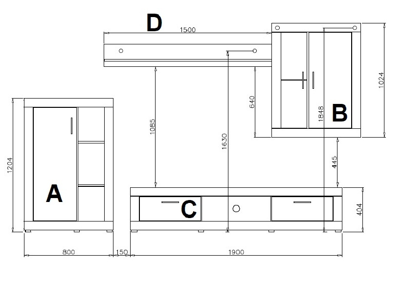 Set za dnevni boravak Jean 01 (old style + matera)