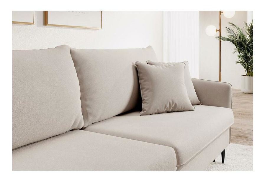 Háromszemélyes kanapé Vivaldio (bézs + fekete) 