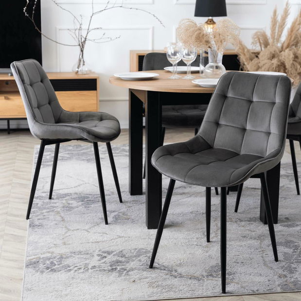 Scaun sufragerie Clavar (gri) 