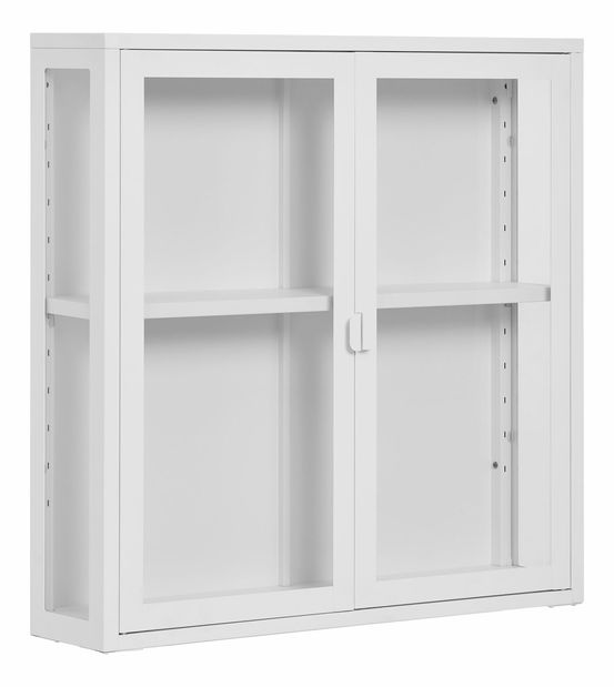 Vitrină de perete Bisalia 8 (alb)
