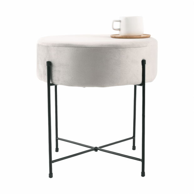 Taburetka Marina (sivá + čierna)