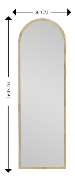 Stojeće ogledalo Emelia (natural)