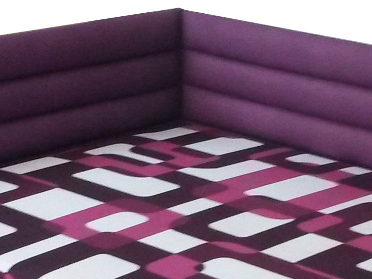 Váľanda Aminda 110 cm fialová, ľavá