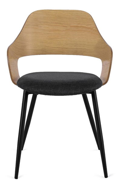 Jedálenský set Licita (dub zlatý + čierna) (pre 4 osoby)