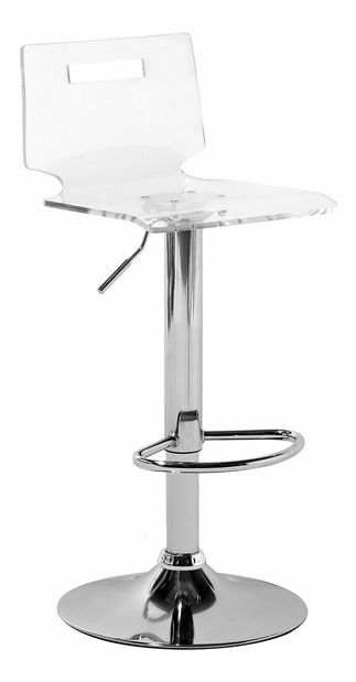 Set 2ks. barových stoličiek Mento (priehľadná)
