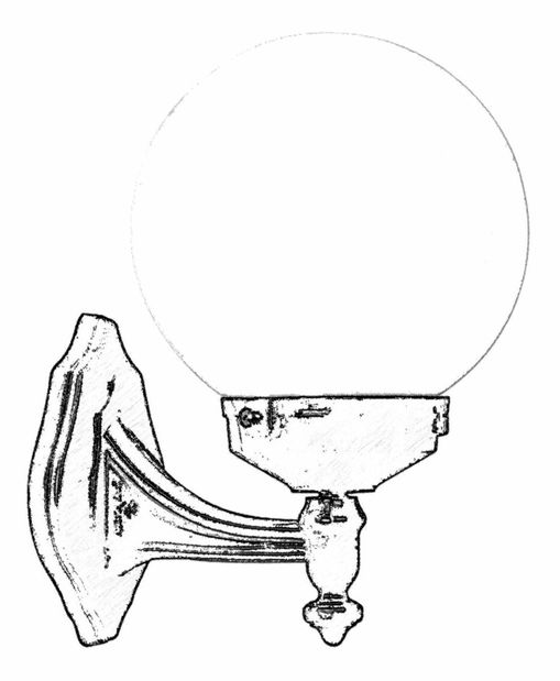 Iluminat de perete pentru exterior Bea (Negru + alb)