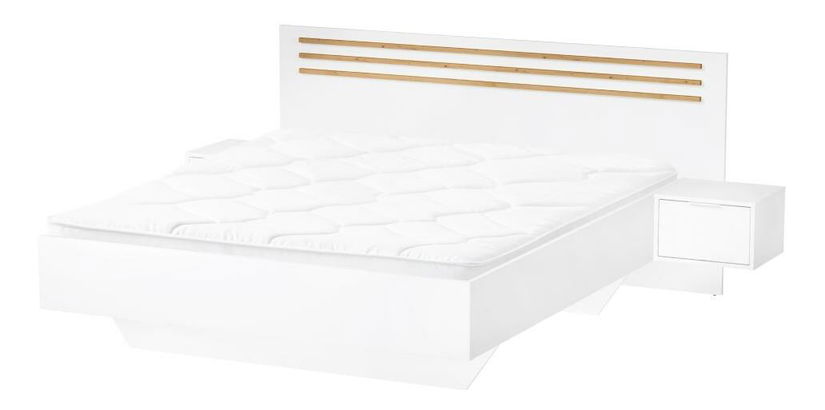 Set za spavaću sobu Frens (bijela + hrast artisan)