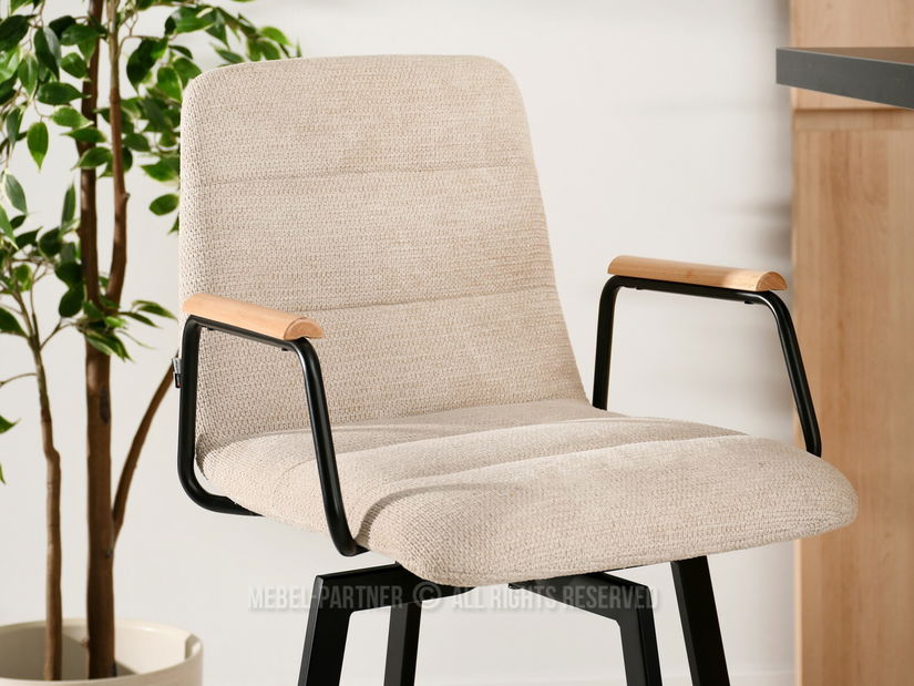 Scaun Henrich (crem + negru)