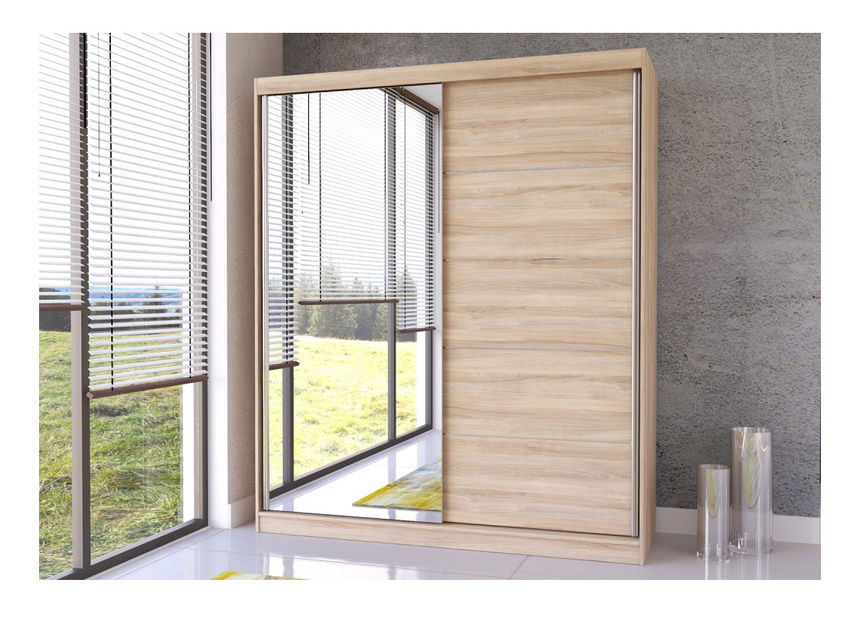 Šatníková skriňa Beyla 03 (dub sonoma + dub sonoma)