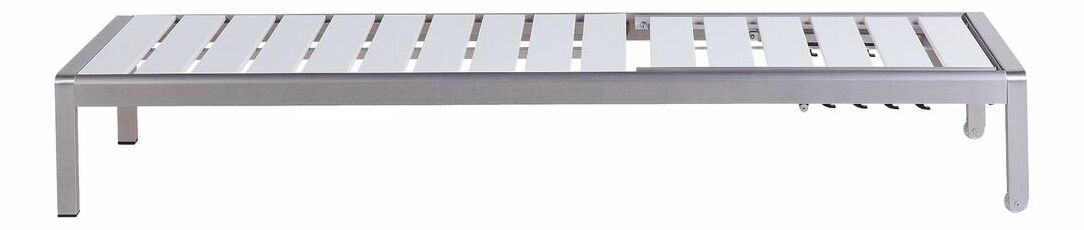 Șezlong pentru grădină Nermo (alb)