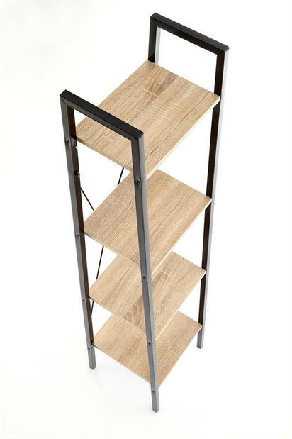 Regál Neda (természetes fa + fekete)